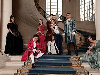 la troupe en costume